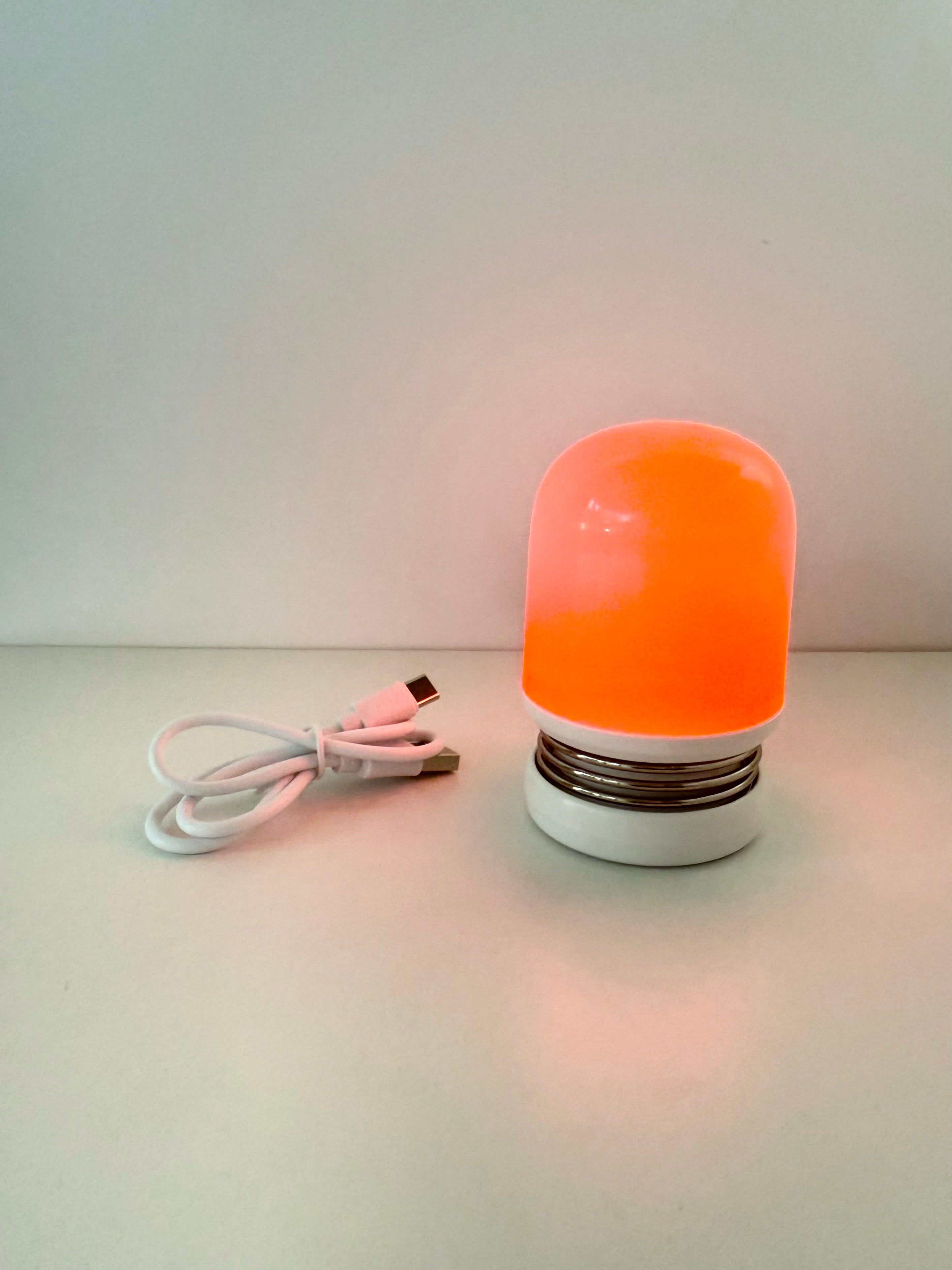 Red Light Night Lamp - turn on the light with a simple press
