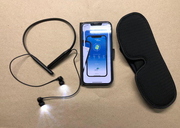Jet Lag Bundle: HumanCharger + Sleep Mask + Uplift Jet Lag App